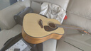 雅馬哈（YAMAHA）吉他初學(xué)者民謠單板FG800入門(mén)電箱木吉他新手學(xué)生男女練習考級 41英寸原木色FG800M+全套配件 曬單實(shí)拍圖