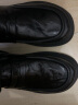法派（FAPAI）头层羊皮一脚蹬乐福鞋男士皮鞋增高鞋子男商务休闲皮鞋男 黑色42 实拍图