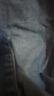 嘉曄（JIAYE）破洞牛仔褲男款直筒設(shè)計(jì)感歐美高街vibe潮牌美式秋季ins拉鏈褲子 N701 XL 【110-125斤】 曬單實(shí)拍圖