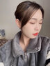 伊黛兒輕奢高級感鑲鉆銀色素圈耳環(huán)女小眾設計氣質時尚雙層耳扣獨特耳飾 素圈滿鉆耳扣E3505 曬單實拍圖