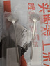 onlycook 304不銹鋼長(cháng)柄攪拌勺小湯匙調料咖啡勺子加長(cháng)創(chuàng  )意冰勺甜品蜂蜜勺 曬單實(shí)拍圖