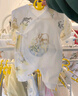 全棉時(shí)代超柔嬰兒連體服衣服寶寶春秋打底衣抗菌風(fēng)柔棉連體衣新生兒睡衣 【系帶款：59-66碼】浪漫樂(lè )章 66cm （3-6個(gè)月） 曬單實(shí)拍圖
