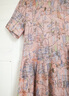 亦朵夏印花苧麻連衣裙女中長(cháng)款寬松短袖氣質(zhì)裙子 灰粉 M 曬單實(shí)拍圖
