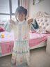 漢服女童秋冬明制高端原創(chuàng)兒童古裝中國風(fēng)超仙小女孩馬面裙套裝 現(xiàn)貨詩悅藍（上衣+內(nèi)搭+裙子） 110cm 曬單實拍圖