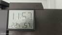 汉时（Hense）温湿度计显示闹钟家用室内时钟多功能闹表LCD电子钟表HA8218黑色 实拍图
