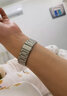 康予適用華為原裝b7手環(huán)表帶鋼帶B6金屬B5精鋼蝴蝶扣磁吸b3精鋼表鏈 三珠鈦鋼-銀色 B7(16mm) 曬單實(shí)拍圖