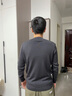 恒源祥100%純羊毛衫男半高領(lǐng)打底衫秋冬季爸爸男士毛衣高端可機(jī)洗毛線衣 鐵灰-厚款 175/XL適合145斤-155斤 曬單實(shí)拍圖