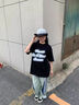迪伽達(dá)美式多巴胺褲子男春夏秋季潮流三條杠撞色寬松直筒運(yùn)動(dòng)傘兵休閑褲 CLB-B220豆綠色 2XL 曬單實(shí)拍圖