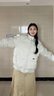 DXOT2025新款百搭棉服女冬季感韓系簡約百搭寬松學(xué)生加厚情侶棉衣外套 杏色 M 建議95-110斤 曬單實拍圖