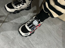 泰蘭尼斯秋季新款兒童閃燈鞋男童鈕扣夜光運動(dòng)鞋防滑發(fā)光鞋跑步鞋 黑/白/藍 單層 可控閃燈開(kāi)關(guān) 29 內長(cháng)19cm 適合腳長(cháng)18.0cm 曬單實(shí)拍圖