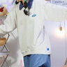 gxmy高級感痞帥假兩件衛(wèi)衣男士套裝春秋季三件套衣服男裝穿搭潮一整套 杏色衛(wèi)衣+純棉白長T+淺藍牛仔褲( L 曬單實拍圖
