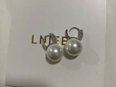 LnieerS925銀珍珠耳環(huán)女施家正圓輕奢高級感耳釘超閃法式名媛耳飾銀耳扣 【10mm】施家珍珠耳環(huán)【S925銀】 曬單實(shí)拍圖