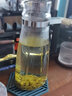 ORTOR玻璃水壺冷熱水涼水壺家用冷水壺涼水杯大容量茶壺可泡茶玻璃水具 時(shí)尚條紋手柄壺（贈(zèng)壺刷壺墊） 曬單實(shí)拍圖
