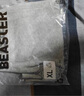 BEASTER潮流運(yùn)動(dòng)速干夏季短褲反光印花薄款夏季五分褲情侶 白色 XL 曬單實(shí)拍圖