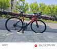 崔克（TREK）公路車(chē) DOMANE AL 2 碳纖維前叉碟剎內走線(xiàn)長(cháng)途耐力公路自行車(chē) 深紅色胭脂紅色漸變 門(mén)店提取 54CM（建議身高172-177CM） 16速 曬單實(shí)拍圖
