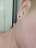 子午線(xiàn)S925銀耳釘男潮單只五角星耳飾黑色女潮流個(gè)性男款星星耳釘 曬單實(shí)拍圖