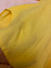 羅蒙（ROMON）特價(jià)撿漏純棉襯衫女夏季新款設(shè)計(jì)感前短后長(zhǎng)開衫寬松顯瘦休閑襯衣 黃色 M 95-110斤 曬單實(shí)拍圖