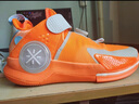 李寧韋德裂變7-V2beng籃球鞋男鞋實(shí)戰球鞋減震魔術(shù)貼運動(dòng)鞋ABPR047 ABPR047-13熒光耀橙/微晶灰 42 曬單實(shí)拍圖
