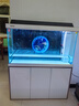森森（SUNSUN）大型魚缸底過濾水族箱客廳家用落地玻璃生態(tài)金魚缸 【實(shí)時(shí)溫顯+燈控】珍珠白 1.2米長35cm寬 曬單實(shí)拍圖