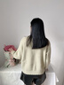 lagogo【抗起球】半高領毛衣女拉谷谷2024年冬季新款慵懶風針織衫 淺綠色 M 曬單實拍圖