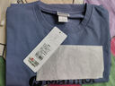 土撥鼠（Marmot）男款Marmot logo長袖T恤 舒適透氣 靛藍(lán) XL 曬單實拍圖