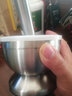 304搗蒜器不銹鋼蒜泥器加厚搗蒜錘手動(dòng)壓蒜泥碎蒜臼廚房小工具家用搗藥罐盅辣椒面研磨缽搗碎器 大號直徑11.8CM+搗蒜錘+蓋子 曬單實(shí)拍圖