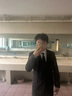法蒙澤西服套裝男士外套韓版修身伴郎新郎結(jié)婚小西裝男商務(wù)休閑職業(yè)正裝 黑色單扣(上衣+褲子+襯衫+領(lǐng)帶) 2XL (180) 【125-140斤】 曬單實(shí)拍圖