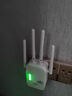 全屋滿格】wifi信號放大器信號增強(qiáng)無線網(wǎng)絡(luò)信號路由器千兆穿墻王 300M四天線】提升網(wǎng)速+放大wifi 曬單實拍圖