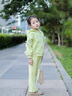 迪士尼寶寶女童套裝秋裝外套2025寶寶新款洋氣兒童套裝休閑春秋連帽兩件套 綠色 【套裝】 110 建議100-110cm2-3歲 曬單實(shí)拍圖