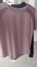 徽昂瑜伽服套装女跑步训练速干健身衣运动套装拼网短袖T恤束脚裤紫M 实拍图