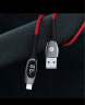毕亚兹苹果数据线USB-A to Lightning苹果充电线数显1.5米红适用iPhone14/13Pro/12手机iPad平板车载 实拍图