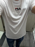 FILA斐樂(lè )官方短袖T恤男2025年夏季時(shí)尚純棉圓領(lǐng)透氣男士運動(dòng)t恤針織衫 曬單實(shí)拍圖