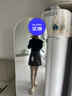 三彩2025冬季新款皮裙半身裙高腰A字裙短裙復(fù)古摩登M 曬單實(shí)拍圖