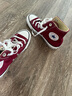 匡威（Converse）官方 All Star復古帆布鞋圣誕休閑高幫M9613C M9613C 37 曬單實(shí)拍圖