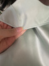 金三塔真絲睡衣女時(shí)髦撞色蕾絲拼接柔美婉約桑蠶絲睡裙居家服情人節禮物 綠洲冰泉色9720 XL 曬單實(shí)拍圖