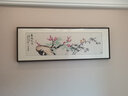 弘舍新中式客廳裝飾畫(huà)手繪真跡臥室床頭掛畫(huà)沙發(fā)背景墻壁畫(huà)茶室國(guó)畫(huà) 雅致胡桃 成品尺寸 寬170*高60cm 曬單實(shí)拍圖