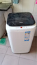 海爾波輪洗衣機全自動(dòng) 迷你洗衣機小型 內衣嬰兒洗衣機 兒童洗衣機 3公斤 輕柔洗護母嬰呵護XQBM30-218 白色 曬單實(shí)拍圖