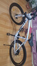 ICOLOUR公路自行車(chē)成人變速死飛騎行自行車(chē)山地車(chē)單車(chē)男女學(xué)生賽車(chē) 【珠光白】60刀輻條輪 26寸24速【適合165-185cm】 曬單實(shí)拍圖
