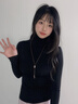 Jay毛衣鏈大氣高檔設計感長款項鏈配飾女衣服掛飾送媽媽長輩生日禮物 【品牌禮盒】香檳金 曬單實拍圖