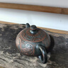 欽州坭興陶茶壺 纏枝無塵壺 名家手工茶具家用高端原礦紫陶壺 纏枝無塵壺 200ml 曬單實拍圖