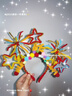 金格羽馬年頭飾2026新年拍照道具diy扭扭棒發(fā)箍過(guò)年兒童幼兒園手工制作 【新年快樂(lè )】 新年發(fā)箍-發(fā)光款 曬單實(shí)拍圖