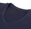愛慕先生20AW牛奶絲絨暖衣V領(lǐng)長(zhǎng)袖NS72D472 藏藍(lán) 2XL 180 曬單實(shí)拍圖