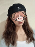 KANGOL 504貝雷帽休閑時(shí)尚潮流正反戴網(wǎng)眼鴨舌帽子 K0290 黑色 M 曬單實(shí)拍圖