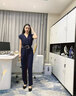 威谷爾空姐工作鞋女黑色皮鞋粗跟上班久站不易累腳軟底職業(yè)面試高跟鞋 1902 超纖皮 5cm跟高 37 曬單實拍圖