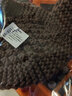 戎夏毛線(xiàn)針織發(fā)帶帽寬邊女秋冬外出保暖頭巾發(fā)飾護頭套遮白發(fā)頭箍發(fā)箍 菠蘿豆深卡其 曬單實(shí)拍圖