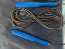 3.5米加長(cháng)鋼絲跳繩成人男女性運動(dòng)健身燃脂專(zhuān)用耐磨加粗 義霜 黑柄黑繩 3.5米 曬單實(shí)拍圖