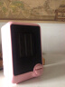 松下（Panasonic）取暖器暖风机办公桌面电暖器小暖气扇轻音恒温简约便携电暖气桌面取暖迷你小巧 粉色DS-P0611CP 实拍图