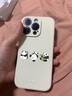 斯美 適用蘋果16手機(jī)殼iPhone16ProMax液態(tài)硅膠保護(hù)套新款男女創(chuàng)意鏡頭全包防摔超薄軟殼熊貓圖案 蘋果16Pro【象牙白-三只可愛熊貓】+鋼化膜 魔方液態(tài) 曬單實(shí)拍圖