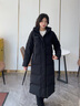 波司登（BOSIDENG）羽絨服男女同款情侶裝長(cháng)款連帽新國標90絨商場(chǎng)同款外套 【店長(cháng)推薦】黑色8056 XS 155/80A 體重約110-130斤 曬單實(shí)拍圖