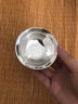 莉翠行 銀杯主人杯建盞家用女茶杯999足銀內膽銀茶杯家用隔熱功夫茶杯 曬單實(shí)拍圖
